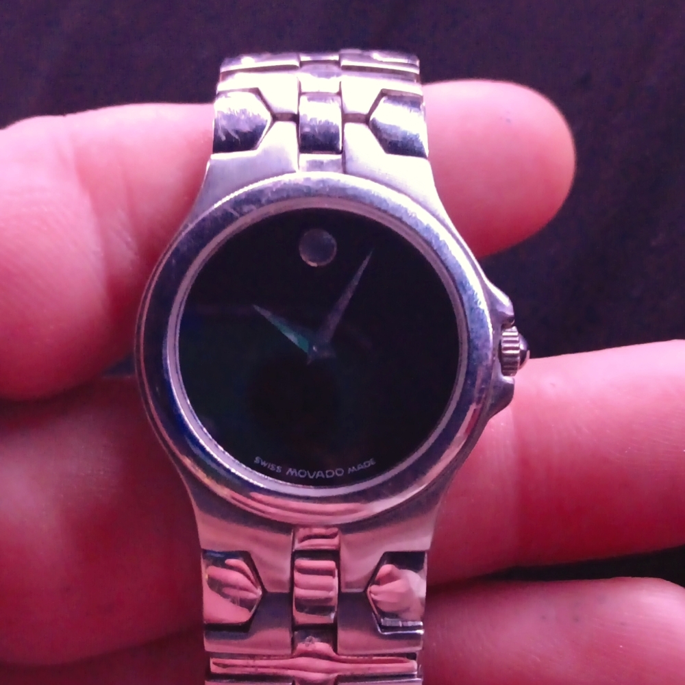 Movado delphino white sapphire women's watch